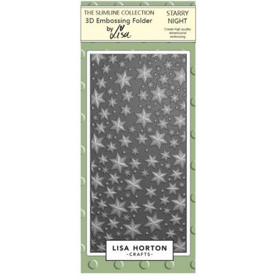 Lisa Horton Crafts 3D Embossing Folder - Starry Night